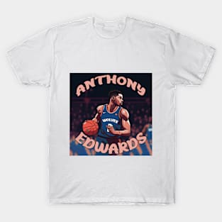 Anthony Edwards Anime T-Shirt